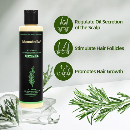 🔥LAST DAY 50% OFF - 🎅Moumbrella® Organic Rosemary Hair Growth Shampoo