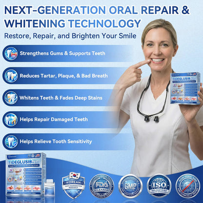 Your Smile~ Smileasego® 𝑇𝑖𝑑𝑒𝑔𝑙𝑢𝑠𝑖𝑏 𝑇𝑜𝑜𝑡ℎ & 𝐺𝑢𝑚 𝑅𝑒𝑝𝑎𝑖𝑟 𝐹𝑎𝑠𝑡-𝐷𝑖𝑠𝑠𝑜𝑙𝑣𝑖𝑛𝑔 𝑊ℎ𝑖𝑡𝑒𝑛𝑖𝑛𝑔 𝑆𝑡𝑟𝑖𝑝𝑠  (𝟓-𝐢𝐧-𝟏 💎 𝐑𝐞𝐛𝐮𝐢𝐥𝐝 𝐄𝐧𝐚𝐦𝐞𝐥 & 𝐃𝐞𝐧𝐭𝐢𝐧 • 𝐒𝐭𝐫𝐞𝐧𝐠𝐭𝐡𝐞𝐧 𝐆𝐮𝐦𝐬 • 𝐄𝐫𝐚𝐝𝐢𝐜𝐚𝐭𝐞 𝐓𝐚𝐫𝐭𝐚𝐫 & 𝐎𝐝𝐨𝐫 • 𝐖𝐡𝐢𝐭𝐞𝐧𝐢𝐧𝐠 • 𝐒𝐭𝐨𝐩 𝐓𝐨𝐨𝐭𝐡 𝐒𝐞𝐧𝐬𝐢𝐭𝐢𝐯𝐢𝐭𝐲)